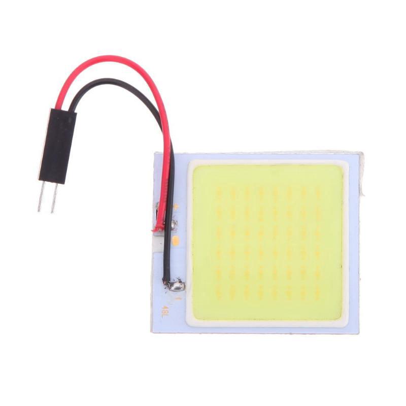 Cob 48 SMD Chip Супер белая лампа для чтения 12 В Cw светодиодная купольная лампа