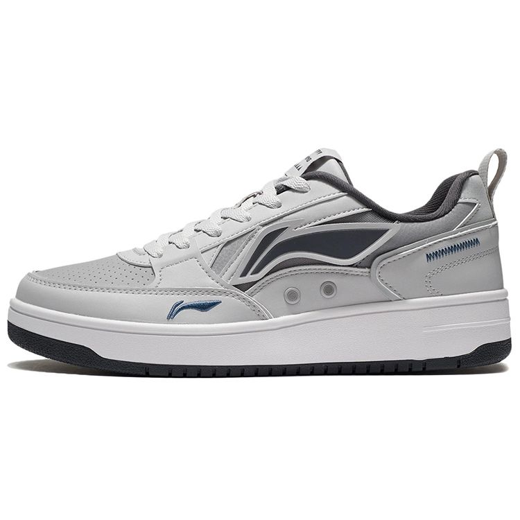 Li-Ning Нескользящие износостойкие легкие низкие кроссовки для скейтбординга мужские кроссовки серые AGCS135-5 44⅓