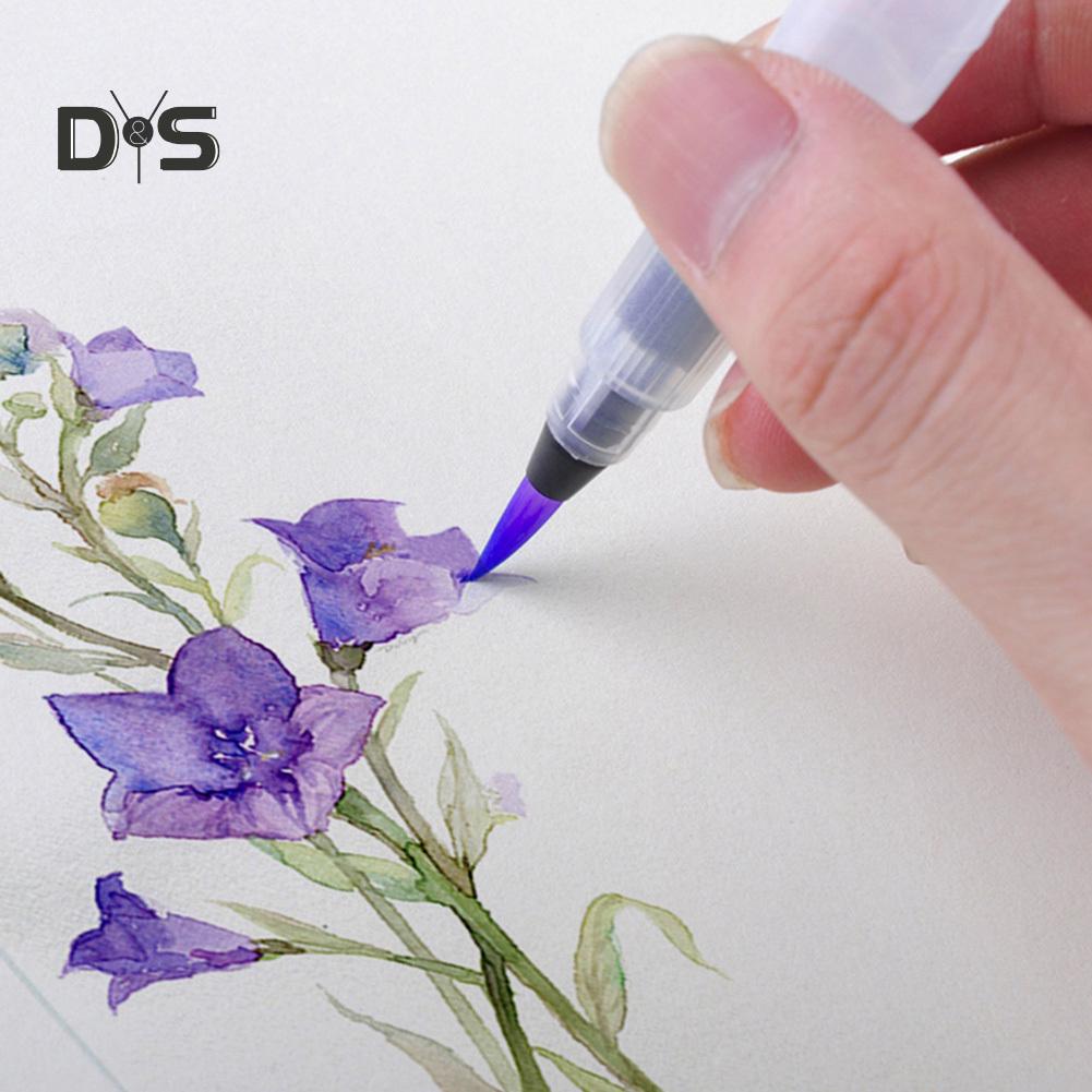 Канцелярские принадлежности DYS, 1/3 шт., многоразовые акварельные кисти, ручка для рисования, мягкая головка, принадлежности для художественной живописи 1Pc L