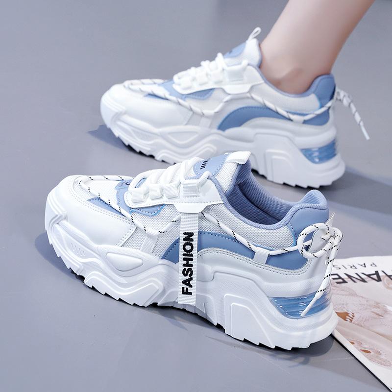 Корейская версия Daddy Shoes, женская осенняя новая дышащая студенческая спортивная обувь, женская повседневная обувь с завышенной талией 35