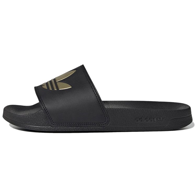 adidas Adilette Lite Slide Black Matte Gold Женские кроссовки Core-Black GZ6196 35½