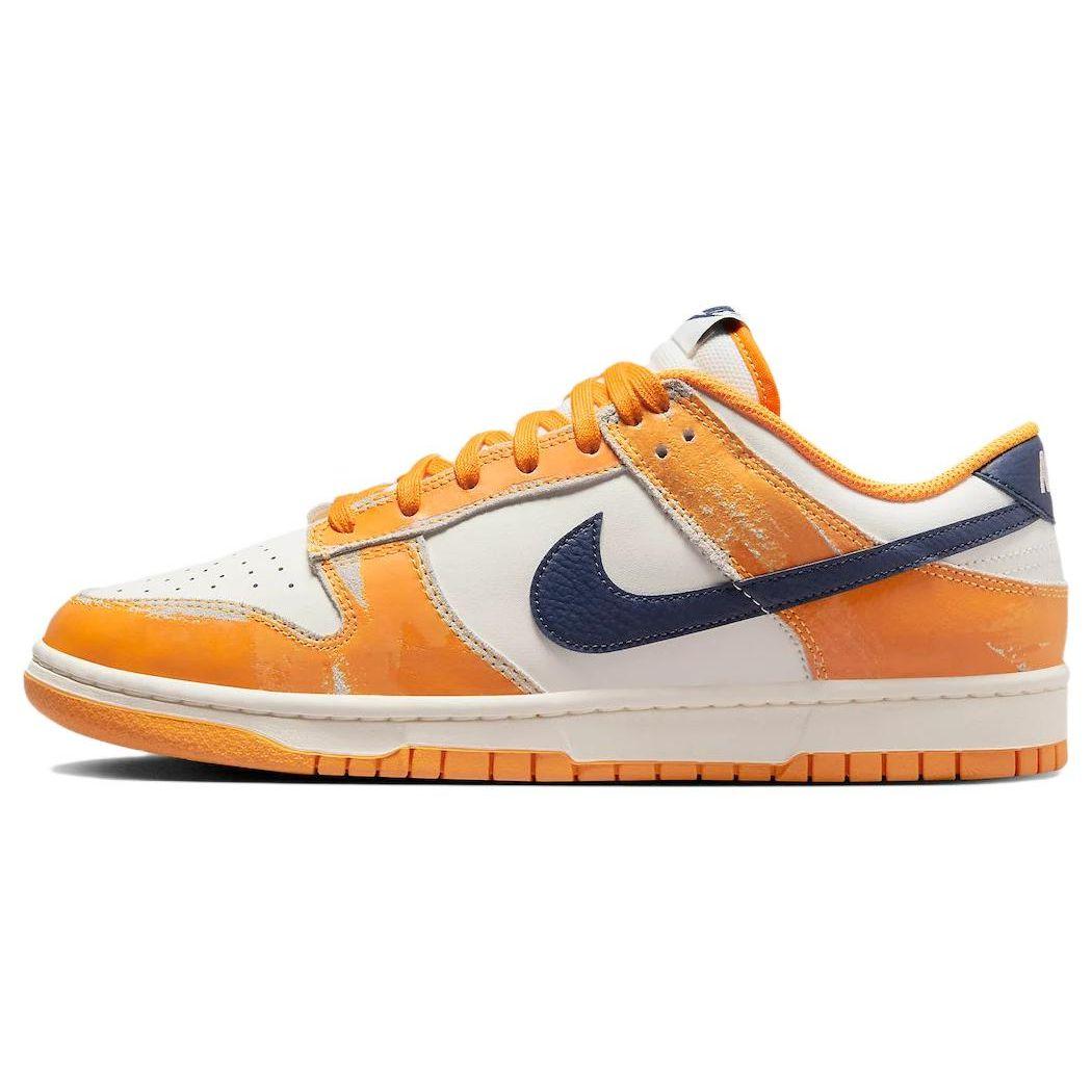 Мужские кроссовки Nike Dunk Low Wear and Tear оранжевый лазер-оранжевый полуночный темно-синий FN3418-100 46