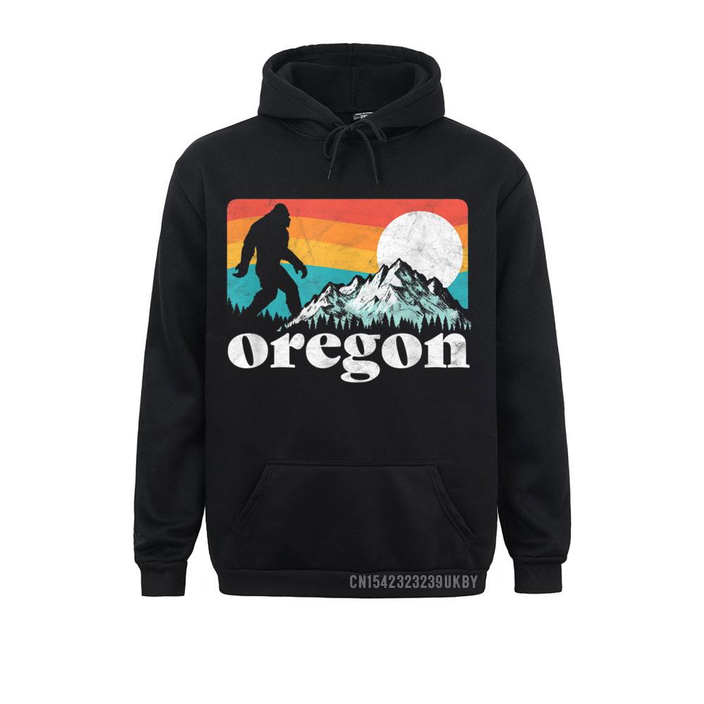 Oregon Pride Bigfoot Mountains 80-х годов, винтажные толстовки с капюшоном и природным дизайном для студентов, крутые толстовки, распродажа, одежда 2XL