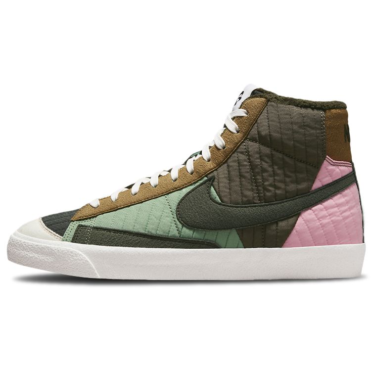 Мужские кроссовки Nike Blazer Mid 77 Premium Toasty — Sequoia зеленые, средне-оливковые, коричнево-ламинария DD8024-300 42
