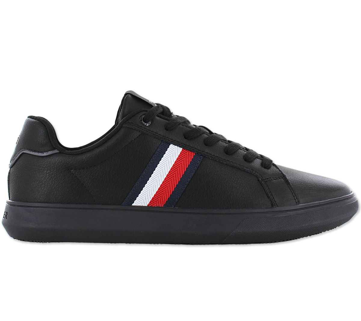 Tommy Hilfiger Corporate Leather Cup Stripes - Мужская обувь черный FM0FM04732BDS ORIGINAL EU 40 UK 6.5 чёрный