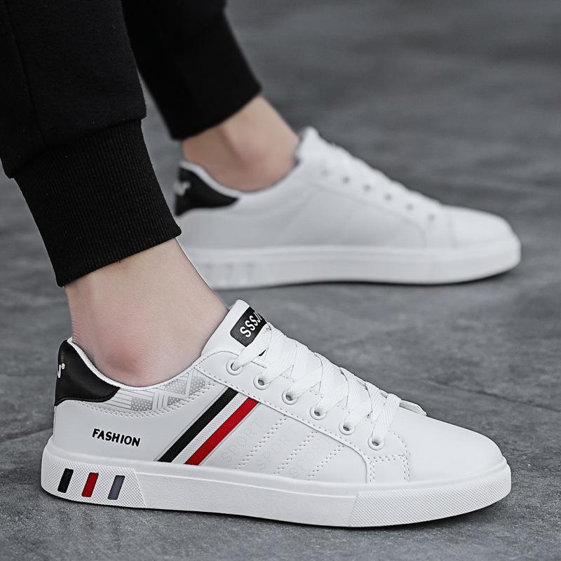 White Vulcanized Sneakers Casual Shoes Cheap Flat Comfortable White Shoes Men 2024 Sneakers Sapatenis Masculino Chaussures 39 чёрный