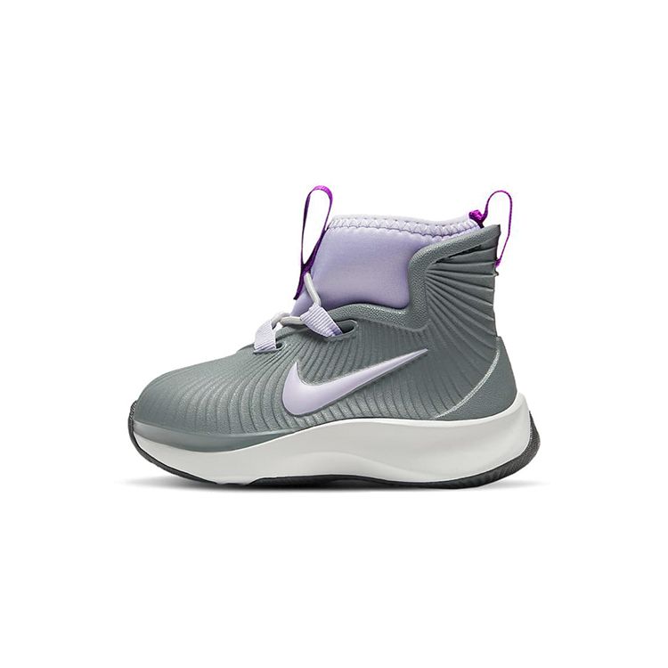 Nike Binzie Boot TD Smoke Grey Violet Frost Детские кроссовки Светло-Дымчато-Серый Темно-Дымчато-Серый BQ5382-003 27