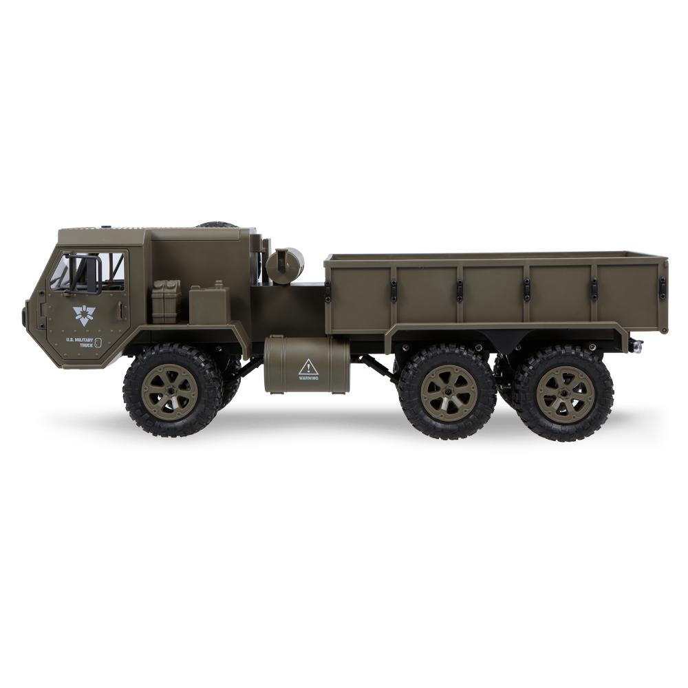 Fayee 1/12 RC 6WD 2,4 ГГц военный грузовик армейский грузовик внедорожник RTR автомобиль подарок для взрослых детей мальчиков армия зеленый