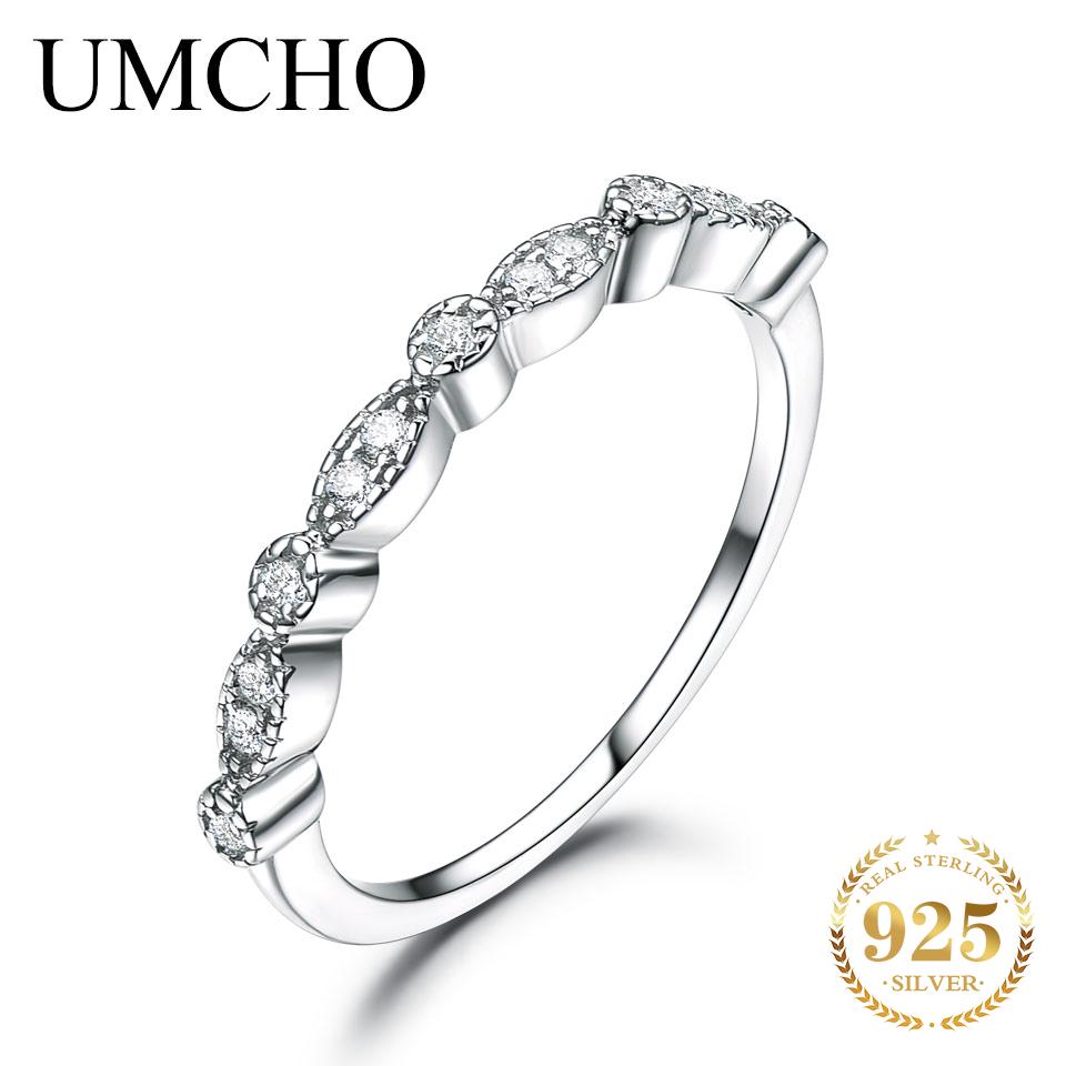  Женское обручальное кольцо UMCHO 5 серебряный