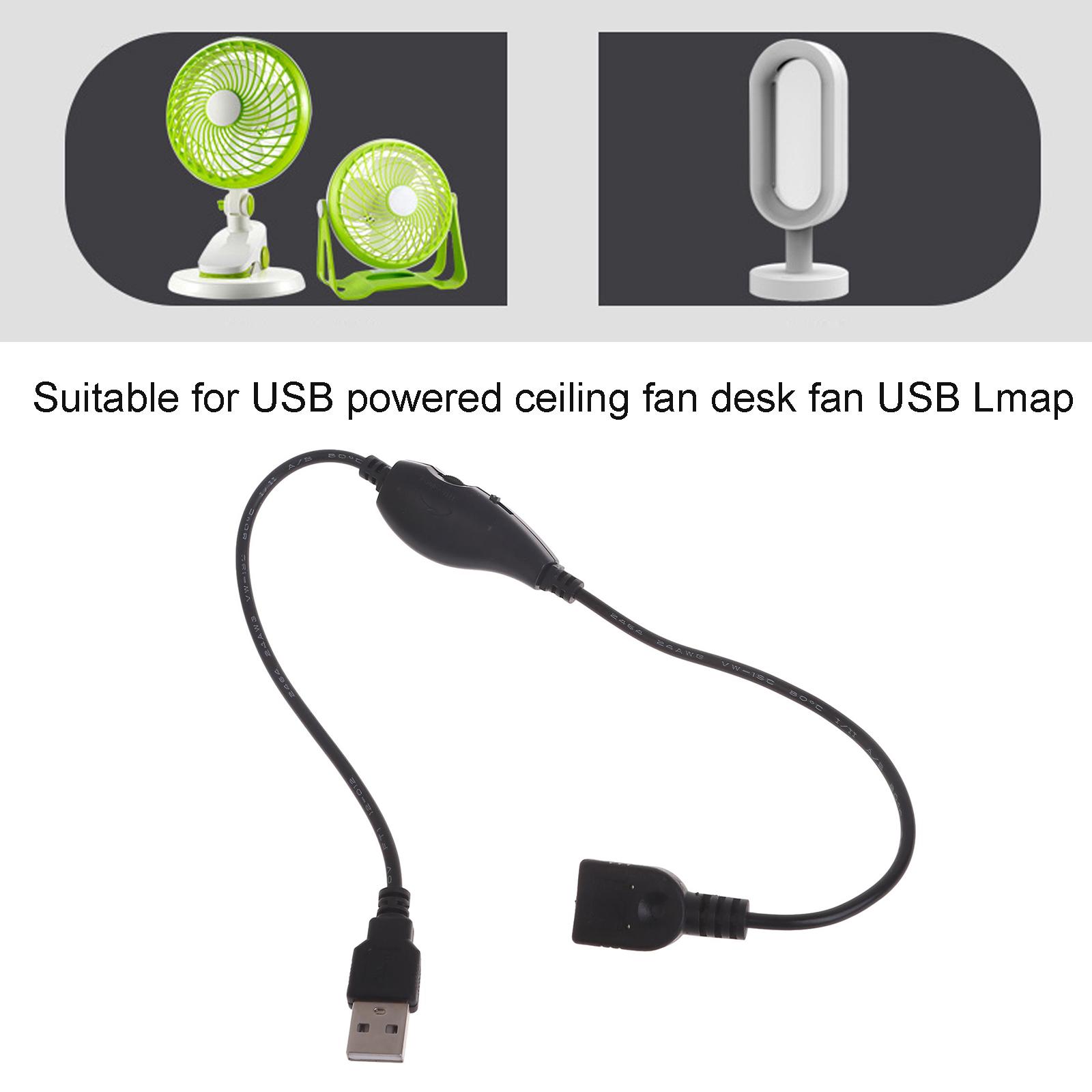 USB-кабель с переключателем включения/удлинения кабеля для USB-лампы, адаптера питания, светодиодного диммера h
