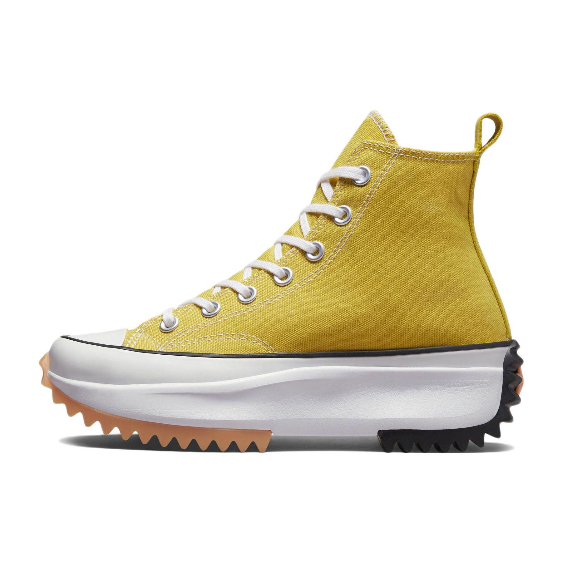 Кроссовки унисекс Converse Run Star Hike High Bitter Lemon Желтый Черный Белый A01365C 45