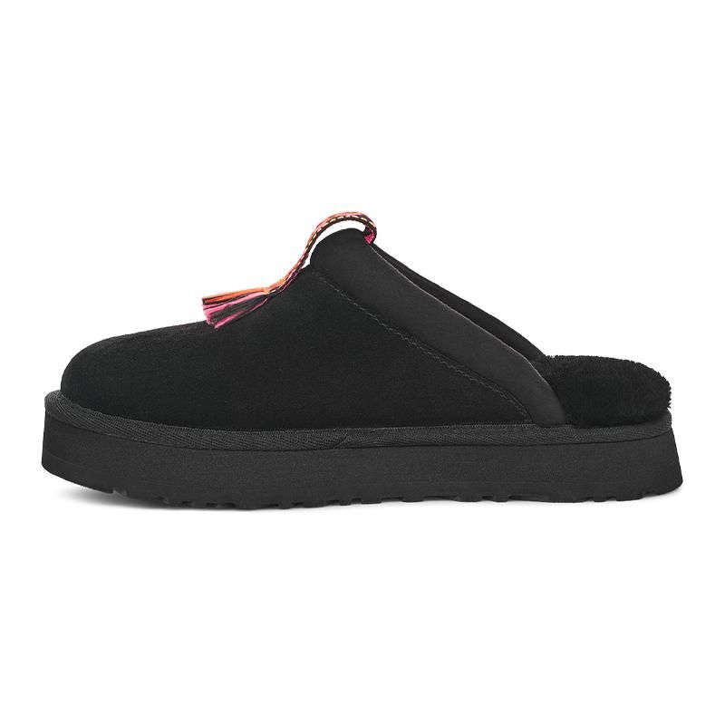 UGG Кожаные легкие удобные детские тапочки Детские тапочки черные 1153053K-BLK 37