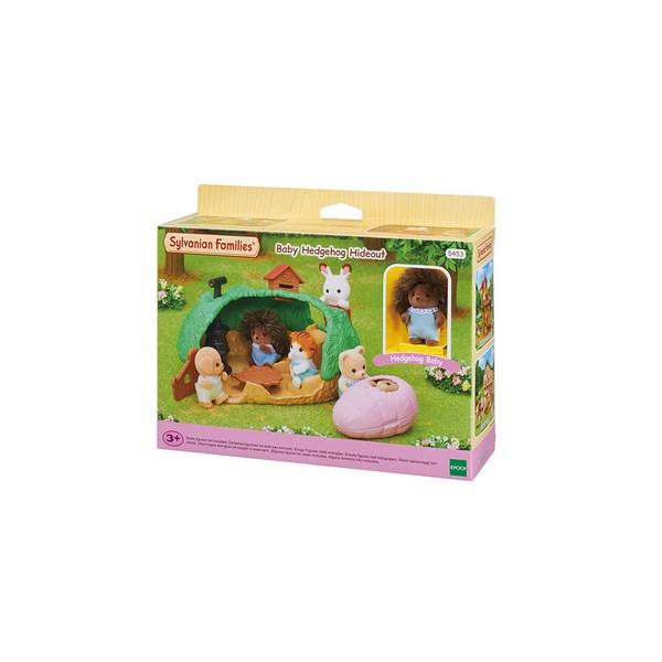 Набор фигурок корзины-колыбели Sylvanian Family Baby Hedgehog 5453, 1 комплект, популярные корейские игрушки