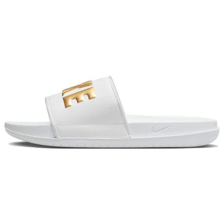 Обувь Nike Offcourt Slide White Metallic Gold Женские кроссовки BQ4632-106 35.5
