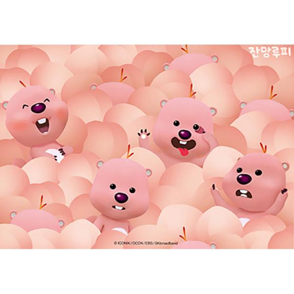 Пазл из 500 деталей - Pororo Jammang Loopy Peach, популярная корейская головоломка