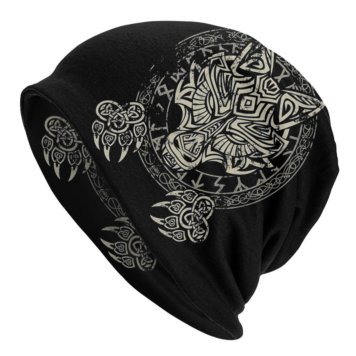 Шапки-бини Viking Outdoor Fenrir Wolf Hat Bonnet Special Skullies Caps One Size