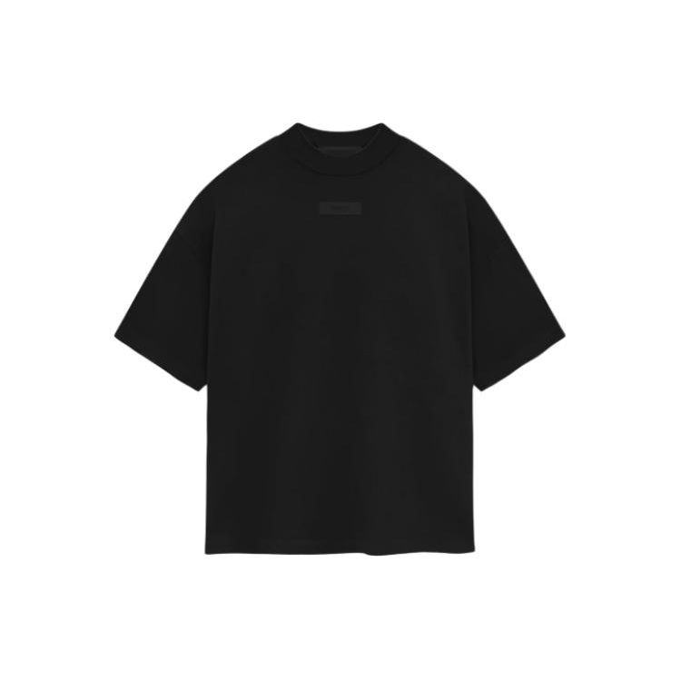 Футболка с круглым вырезом Fear of God Essentials II Черные мужские топы 125SP244194F M