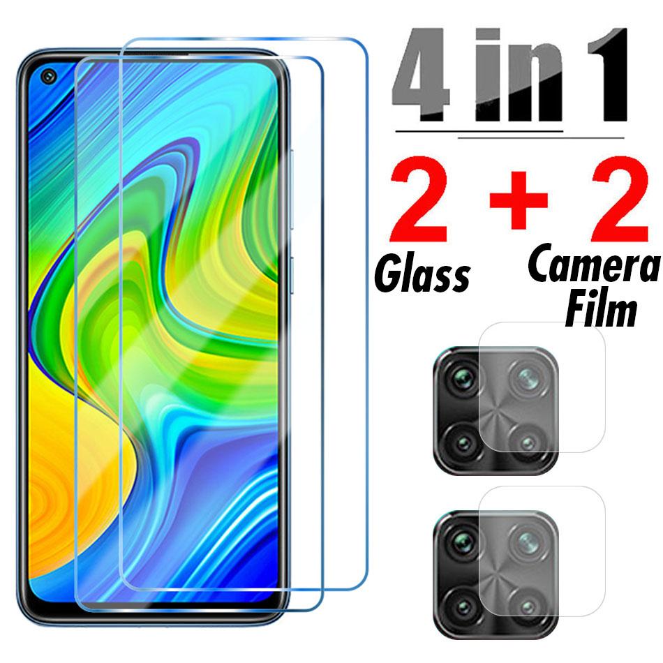 Защитное стекло 4 в 1 для Xiaomi Redmi Note 9 Pro 9S 8 8T 9T Max, Защитная пленка для экрана камеры Redmi 9 9C NFC 9T 9A 9AT 8A Стекло Redmi Note9 Pro Max чистый