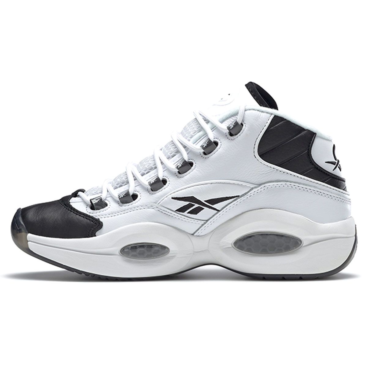 Reebok Вопрос Mid Почему не мы? Мужские кроссовки белые черные Обувь-белая GX5260 40