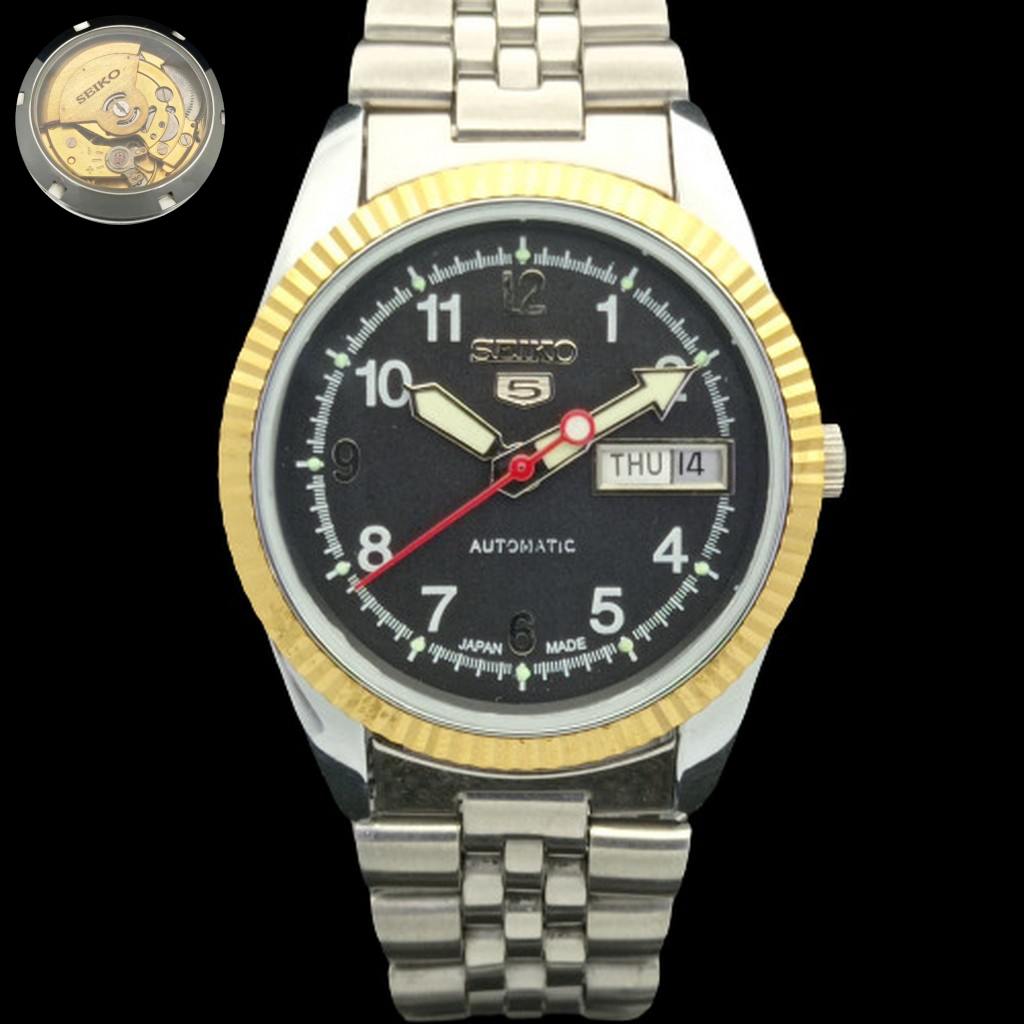   Joom ОТРЕМОНТИРОВАННЫЕ ВИНТАЖНЫЕ МУЖСКИЕ АВТОМАТИЧЕСКИЕ ЧАСЫ SEIKO 5 PRESIDENT ЯПОНСКОГО ПРОИЗВОДСТВА 575a-a304938-9 SKU575a-a304938