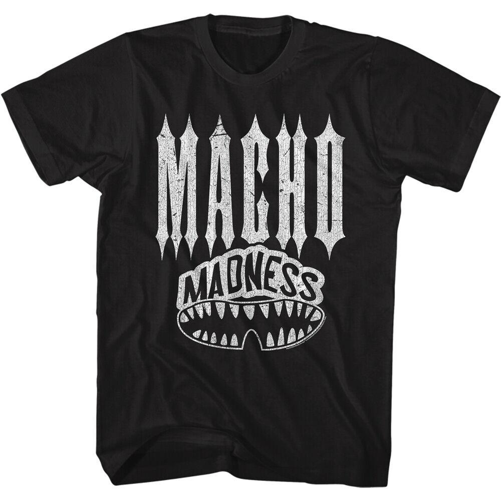 Футболка унисекс Macho Man Randy Savage Wwe Wrestling Macho Madness Teeth S