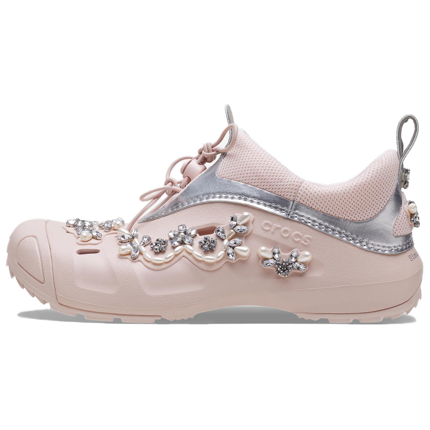 Crocs Кроссовки унисекс Simone Rocha x Quick Trail Low Quartz Розовый 209635-6WS 45-46