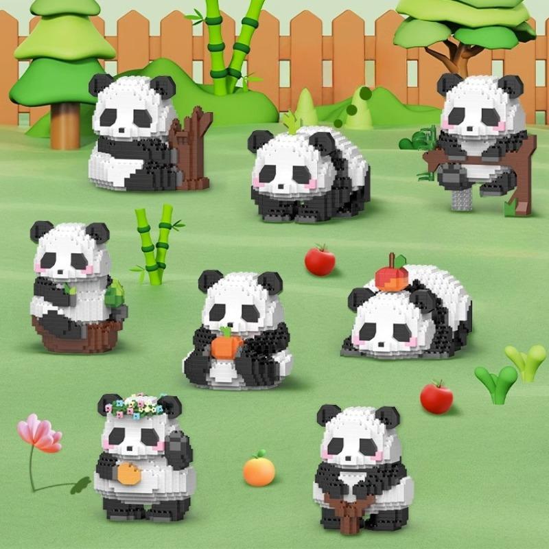 Детские строительные блоки Panda Toys Good Guy Without Box（one panda）