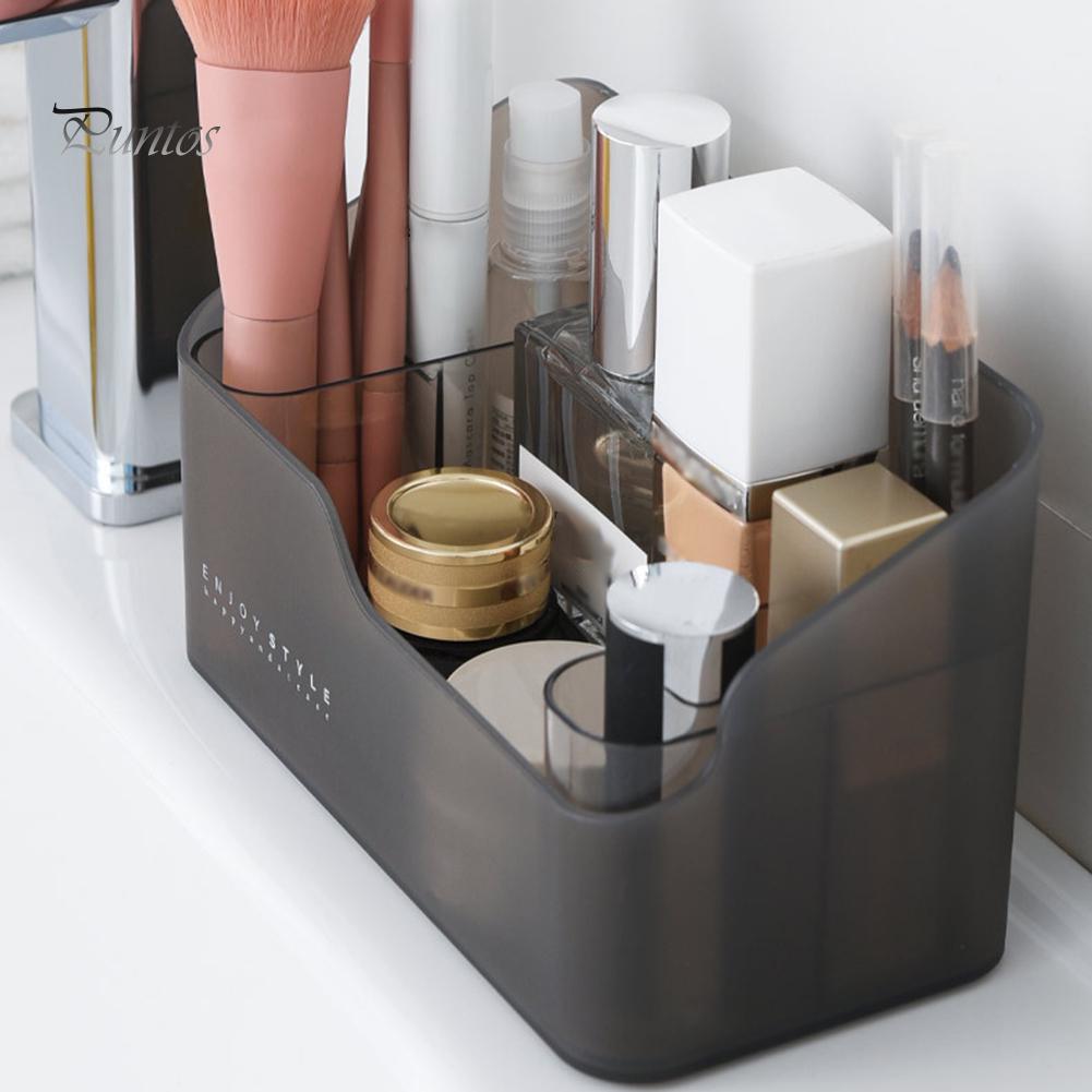Puntos Storage Box Косметическая помада Коробка для макияжа Всякая всячина Ювелирные изделия Чехол Офисный стол Органайзер S чёрный