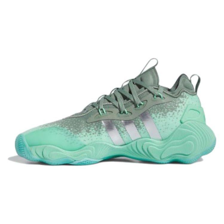 Кроссовки унисекс adidas Trae Young 3 Jade Green Pulse-Mint Silver-Metallic IF5591 40⅔