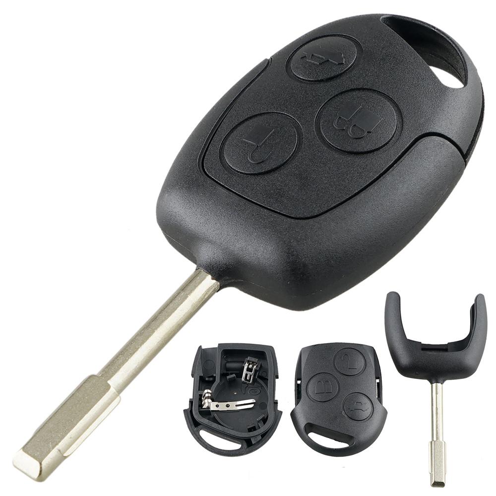 Корпус дистанционного ключа с 3 кнопками, подходит для Ford Mondeo/Fiesta/Focus/KA/Transit/K2 2002-2012