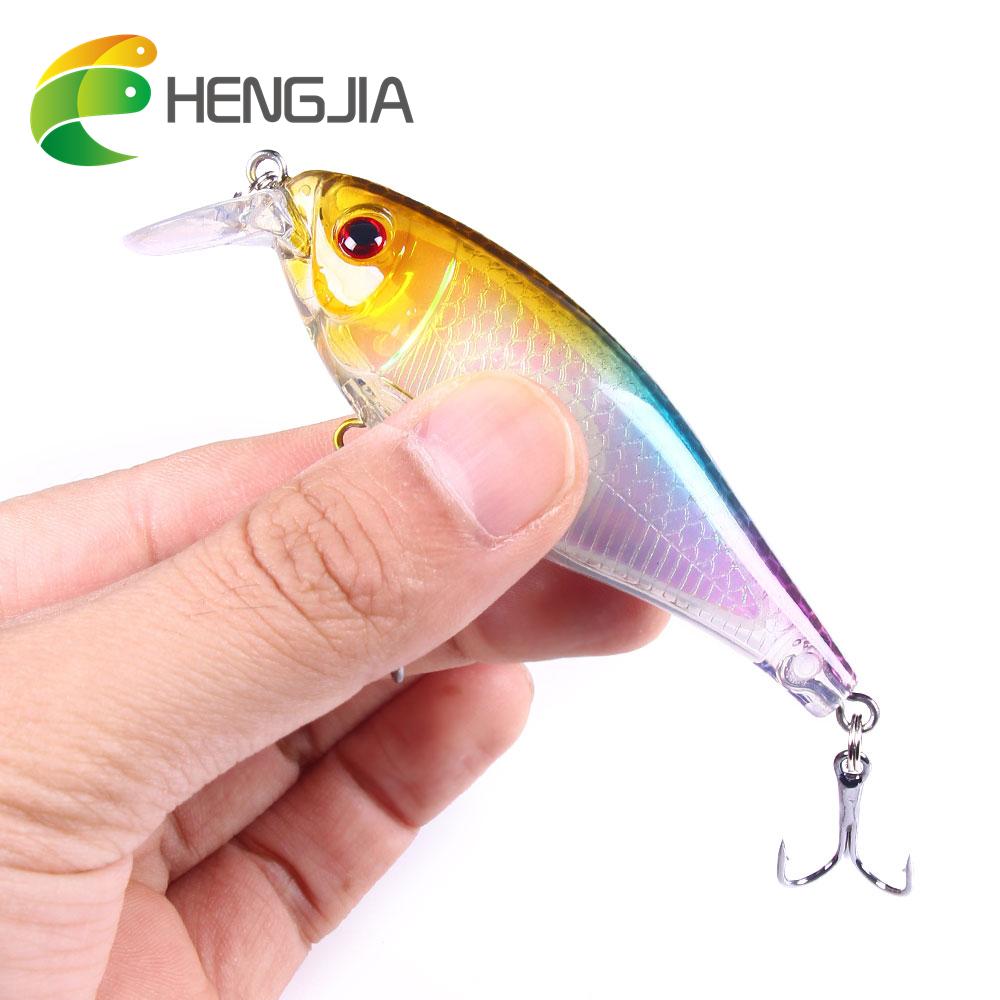 HENGJIA 3,3   /8,5 см приманки для пресноводной щуки, форели, приманки для рыбалки, 3 шт., глубина 1-2 м