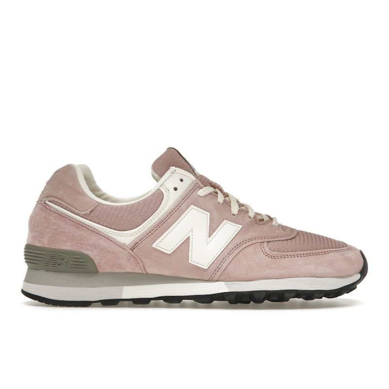 New Balance 576 Сделано в Англии Бледно-лиловые мужские кроссовки Розовый кокосово-молочный шепот-белый OU576PNK 38.5