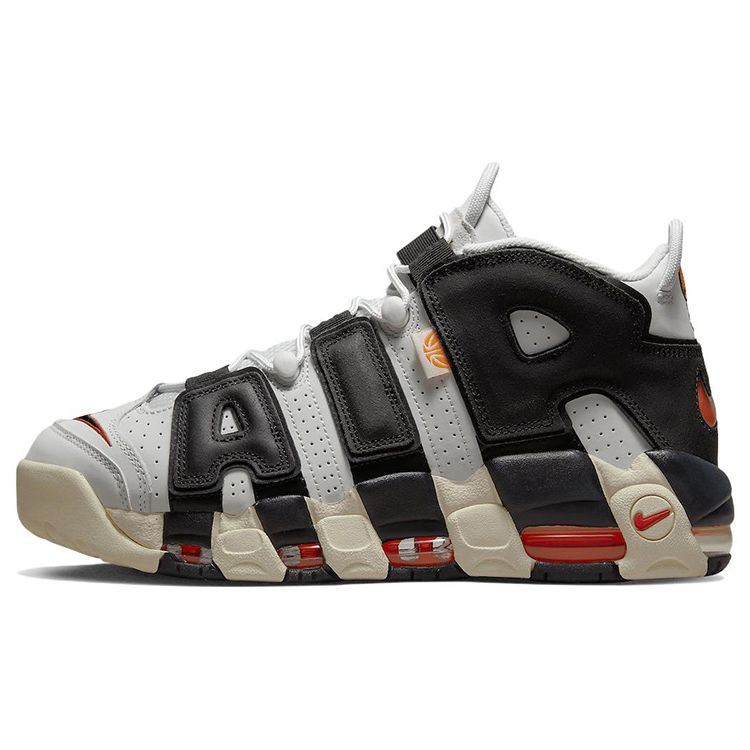 Мужские кроссовки Nike Air More Uptempo Hoops серые Photon-Dust University-Red DX3356-001 44.5