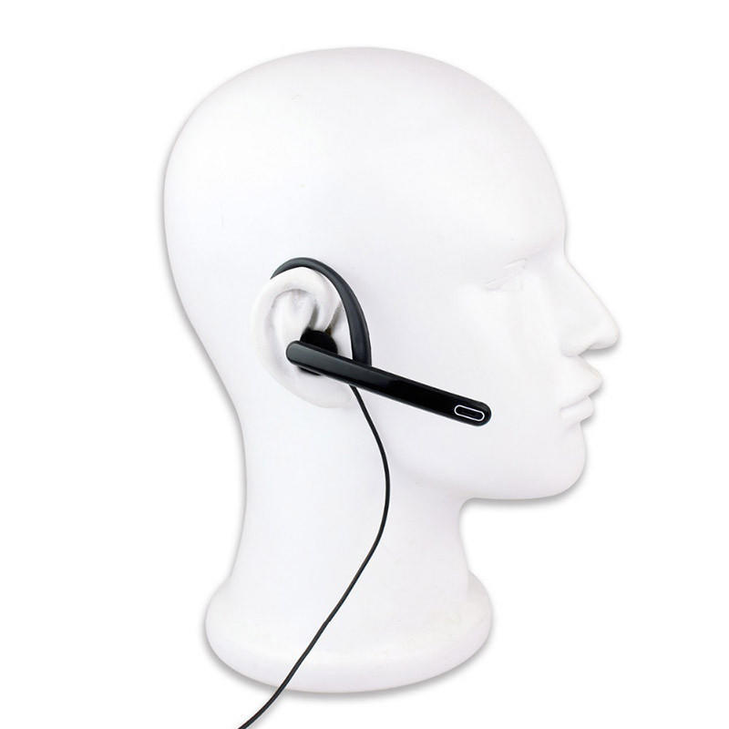 Горячая 1 шт. 2-контактный наушник с микрофоном PTT гарнитура для рации Kenwood BAOFENG UV-5R 777 888s WOUX чёрный