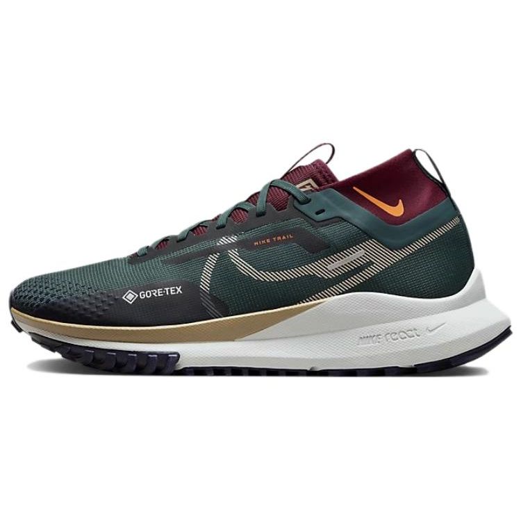 Мужские кроссовки Nike React Pegasus Trail 4 GORE-TEX Deep Jungle Night Maroon Green Ashen-Slate Khaki DJ7926-302 39