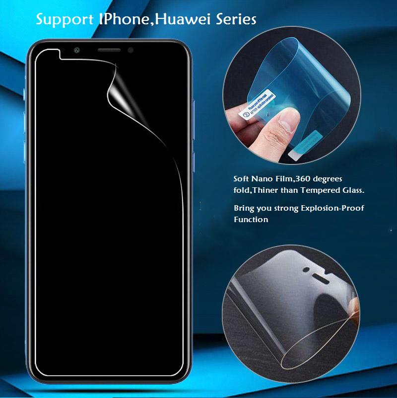  Нано-ПЭТ-пленка для Huawei IPhone Meizu Wileyfox Alcatel Samsung Взрывозащищенная крышка For Huawei Honor V10 чистый