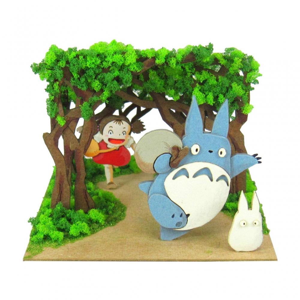 Sankei Studio Ghibli Mini Мой сосед Тоторо Секретный туннель Немасштабная бумажная поделка MP07-47