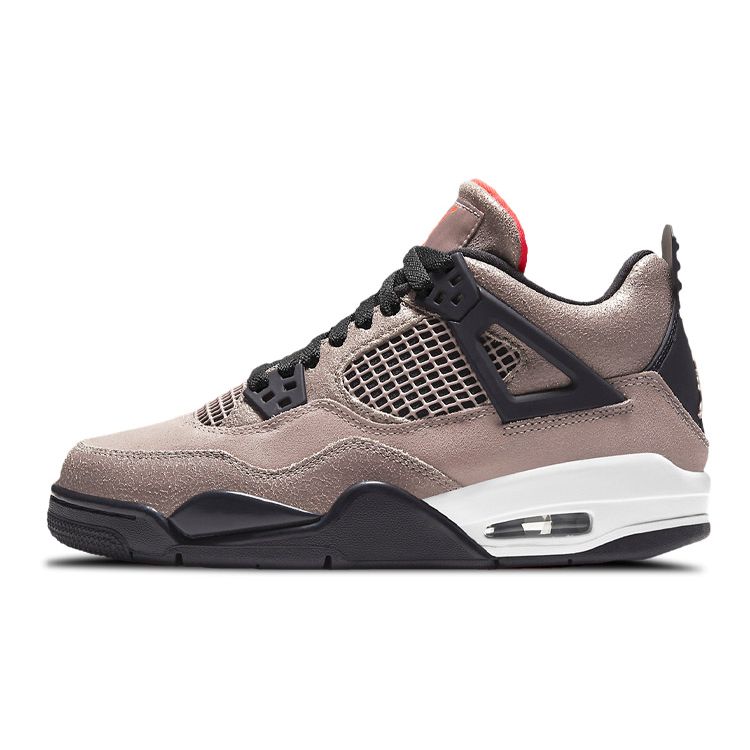 Детские кроссовки Air Jordan 4 Retro GS Taupe Haze Коричневые маслянисто-серые Off-White DJ6249-200 39