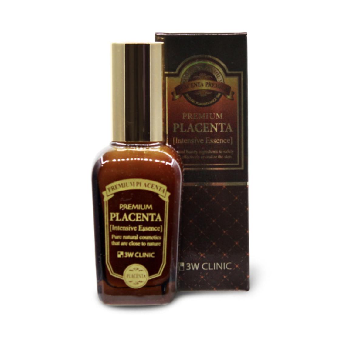 3W CLINIC Premium Placenta Intensive Essence, эссенция для интенсивного ухода за кожей 50 мл