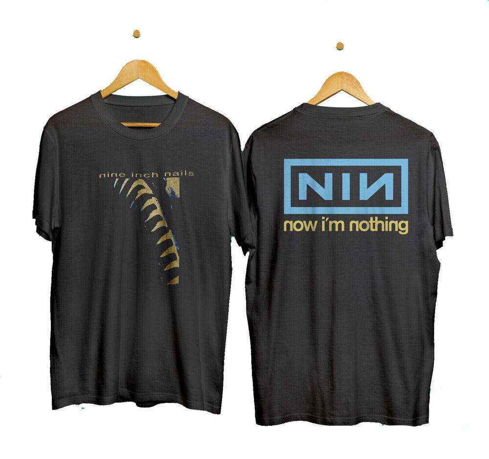 Эксклюзивная футболка унисекс с мировым туром Nine Inch Nails Now Im Nothing S
