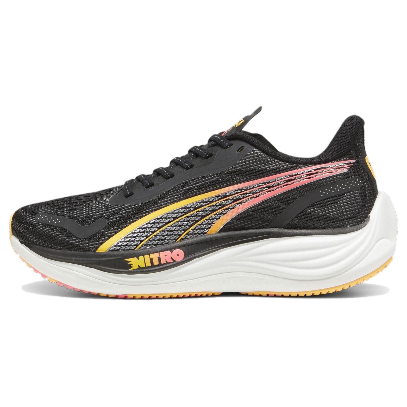 Кроссовки Puma Velocity Nitro 3 Black Sun Stream Женские Серебристые 309702-01 38.5