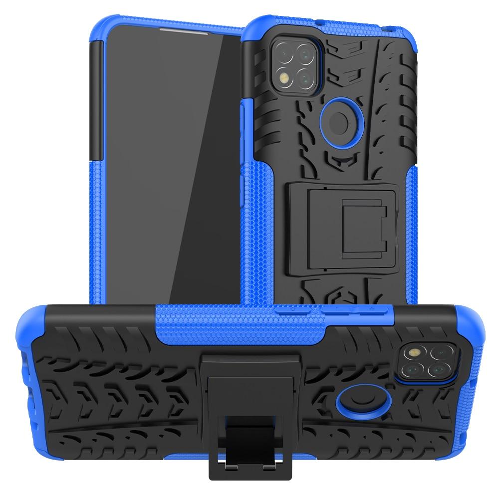 Для Xiaomi Redmi 9C чехол с противоударным бампером, сверхпрочная броня-подставка, задняя крышка Redmi 9 C Prime, силиконовый чехол для телефона Redmi 9C For Redmi Note 9 фиолетовый