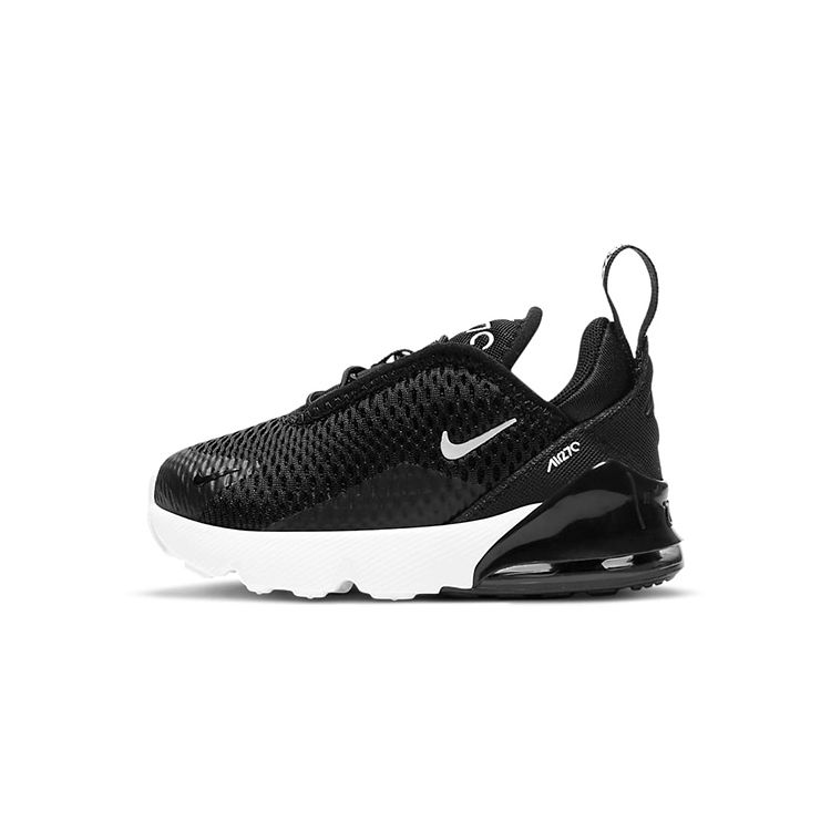 Nike Air Max 270 TD Черно-Белые Детские Кроссовки Антрацит DD1646-002 25