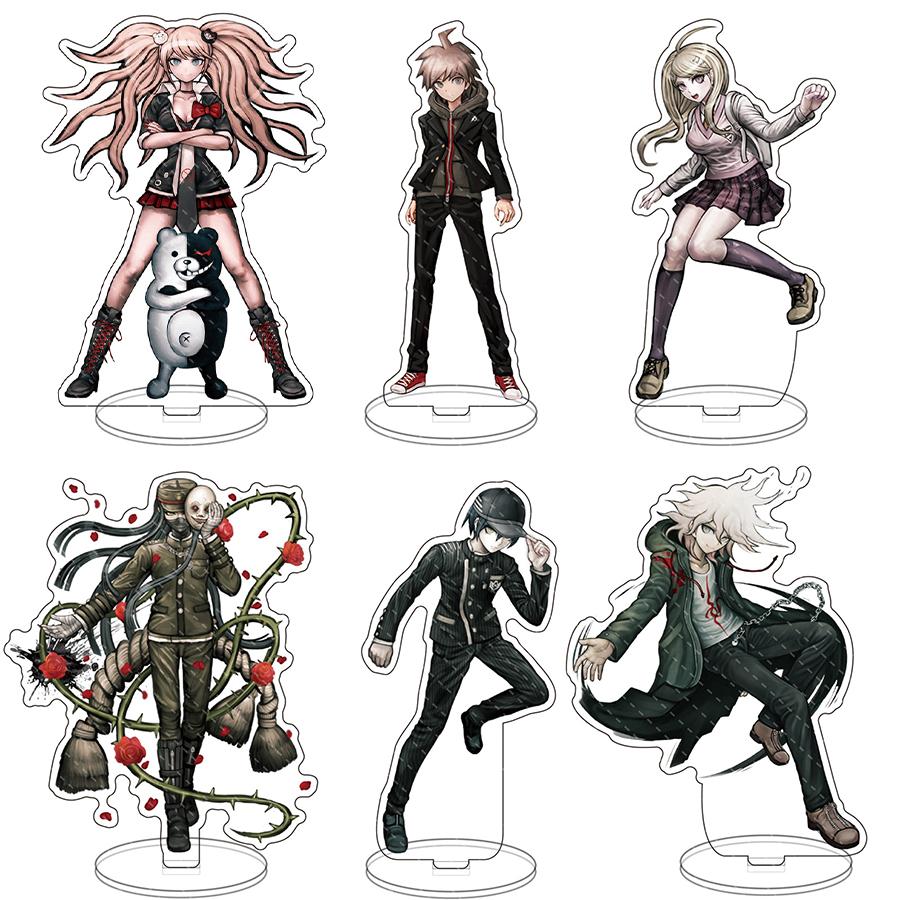 Фигурка аниме Danganronpa V3, фигурка Trigger Happy Havoc, акриловая подставка, модель, тарелка, декор для стола, стоящий знак Dangan Ronpa 2