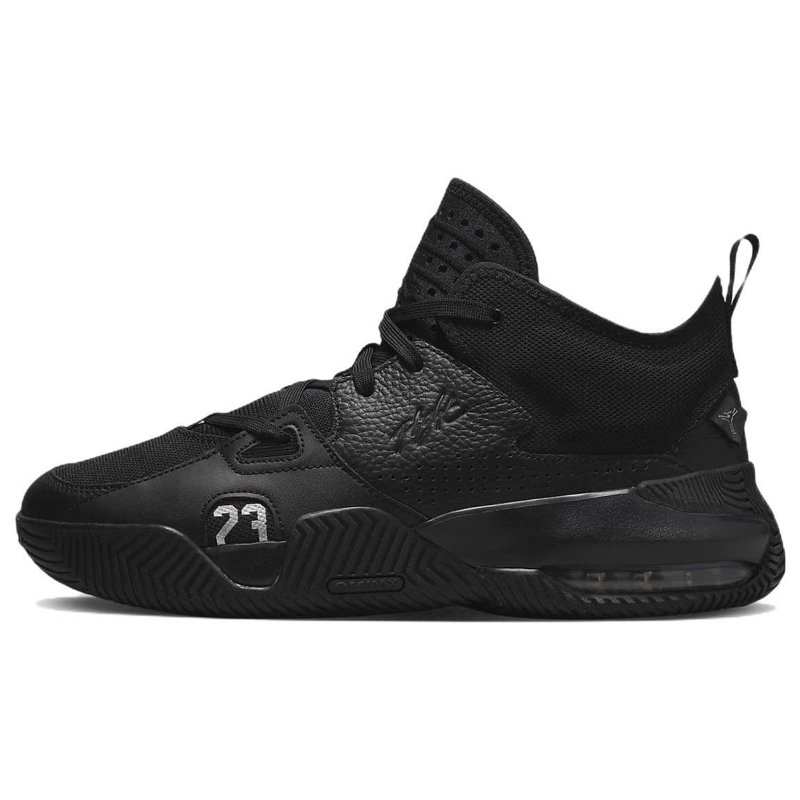 Air Jordan Jordan Stay Loyal 2 Черные мужские кроссовки серебристого цвета с металликом DQ8401-001 44