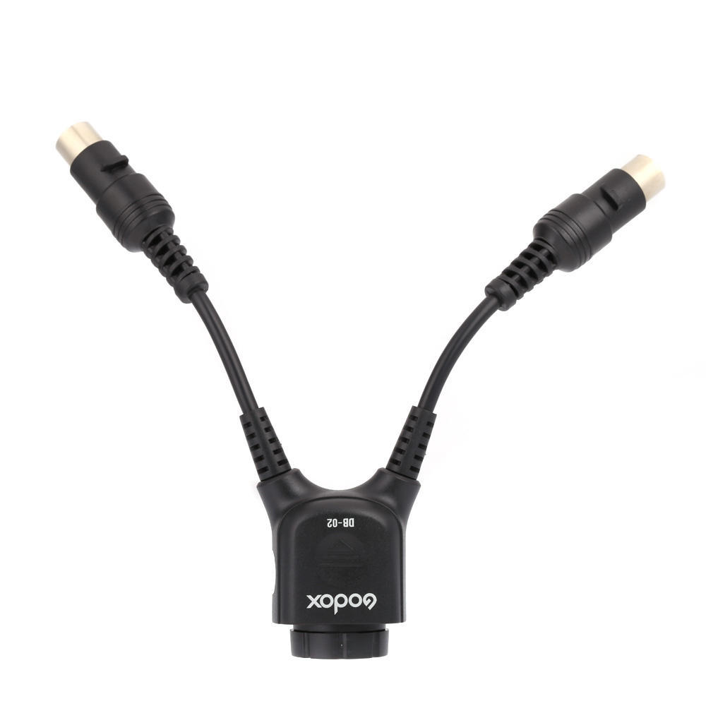 Кабель Godox DB-02 Y-адаптер 2 к 1 для блока питания PROPAC PB960 Flash AD360 AD180