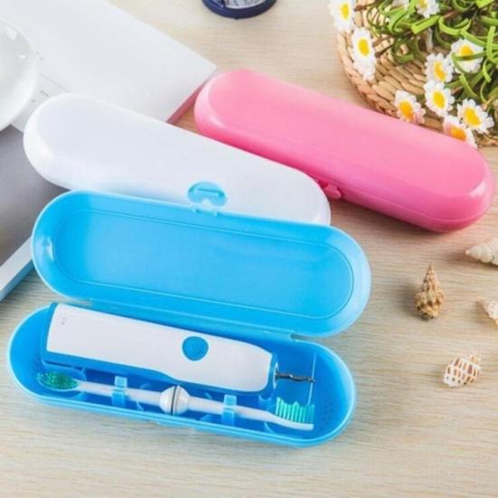 Чистые продукты, портативный держатель для электрической зубной щетки для ванной комнаты, дорожный чехол для кемпинга розовый