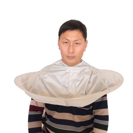   Joom Yousheng Adult Barber Cloak Silver-Seree Складной трехмерный накидка для стрижки волос, комбинированный фартук для профессиональной укладки волос серебряный