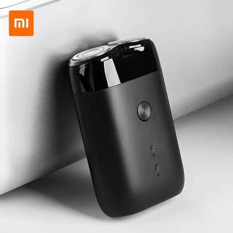 XIAOMI MIJIA S100 Электробритва с двумя лезвиями Портативная бритва для сухой и влажной уборки, триммер для бороды, резак для бороды, USB аккумуляторная для мужчин, бритвенный станок