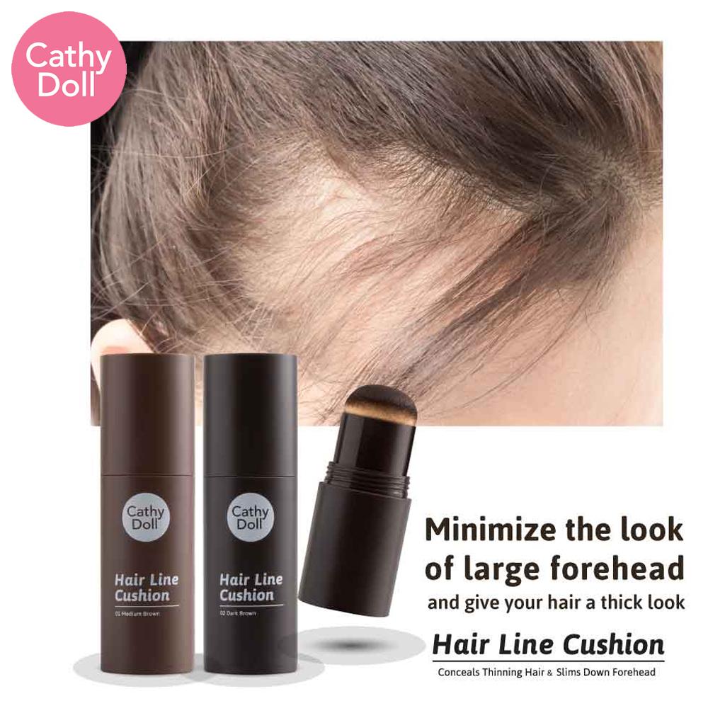 Краска для волос Karmart CATHY DOLL HAIR LINE CUSHION 2 г - Тайский 01 Medium Brown